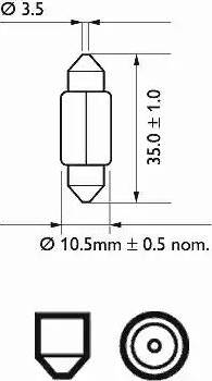 SCT-MANNOL 202099 - Bulb, reading light car-mod.net