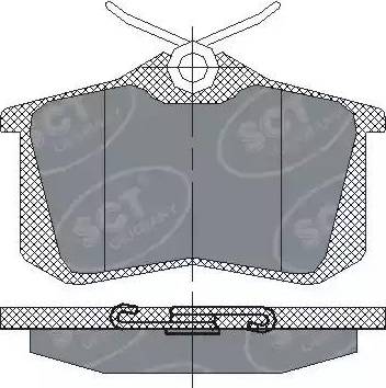 SCT-MANNOL SP 113 PR - Brake Pad Set, disc brake car-mod.net