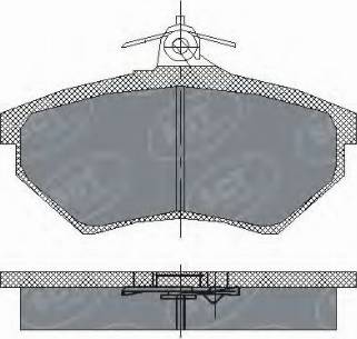 SCT-MANNOL SP 137 - Brake Pad Set, disc brake car-mod.net