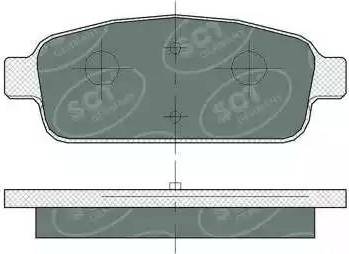 4U Autoparts 22322OP - Brake Pad Set, disc brake car-mod.net