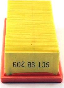 SCT-MANNOL SB 209 - Engine Air Filter car-mod.net