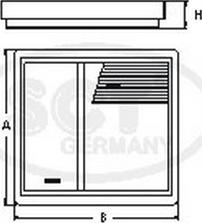 SCT-MANNOL SB 2149 - Engine Air Filter car-mod.net