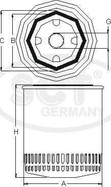 SCT-MANNOL SM 111 - Oil Filter car-mod.net