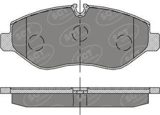 Akebono AN-4490K - Brake Pad Set, disc brake car-mod.net