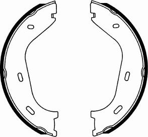 SCT-MANNOL SS 515 - Brake Shoe Set, parking brake car-mod.net