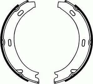 SCT-MANNOL SS 535 - Brake Shoe Set, parking brake car-mod.net