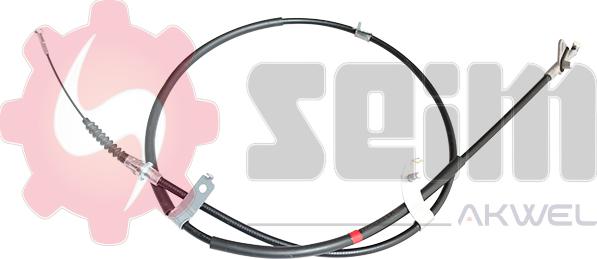 Seim 555959 - Cable, parking brake car-mod.net