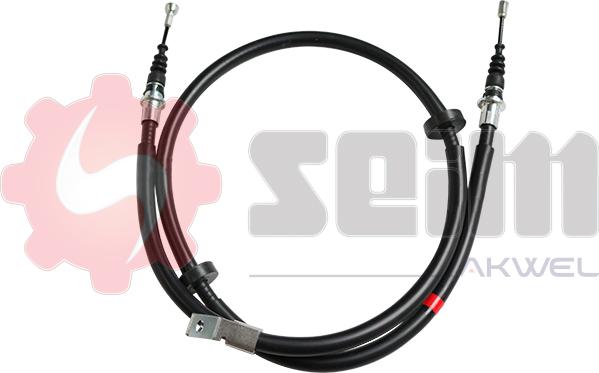 Seim 556217 - Cable, parking brake car-mod.net