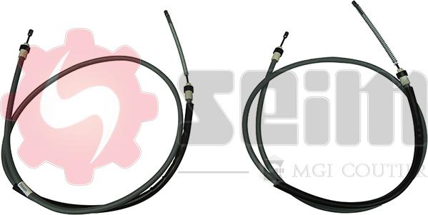 Seim 805033 - Cable, parking brake car-mod.net