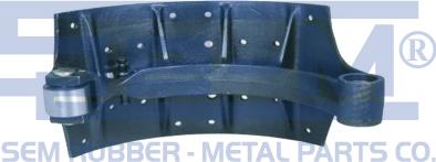 Sem Lastik 9933 - Brake Shoe, Drum brakes car-mod.net