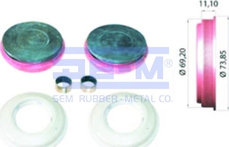 Sem Lastik 10684 - Repair Kit, brake caliper car-mod.net