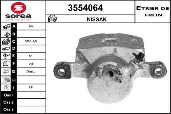 Sera 3554064 - Brake Caliper car-mod.net