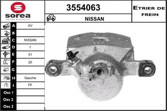 Sera 3554063 - Brake Caliper car-mod.net