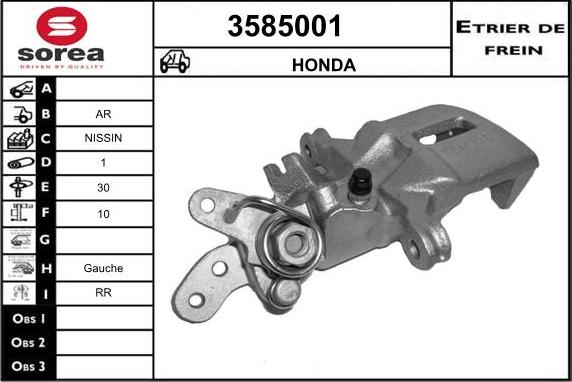 Sera 3585001 - Brake Caliper car-mod.net