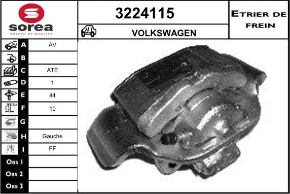 Sera 3224115 - Brake Caliper car-mod.net