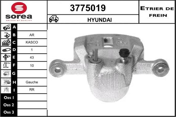 Sera 3775019 - Brake Caliper car-mod.net