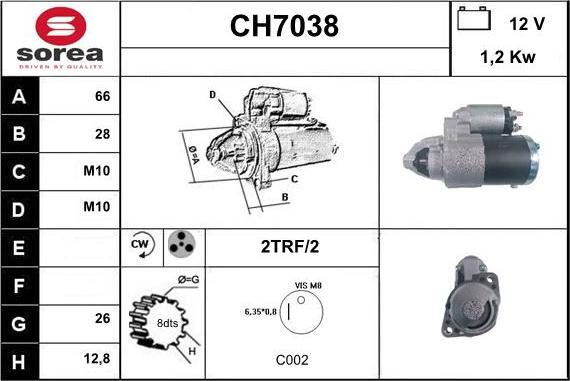 Sera CH7038 - Starter car-mod.net