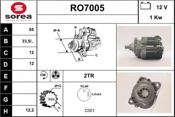 Sera RO7005 - Starter car-mod.net