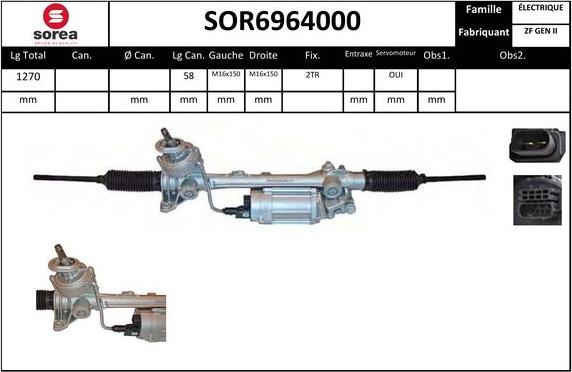 Sera SOR6964000 - Steering Gear car-mod.net