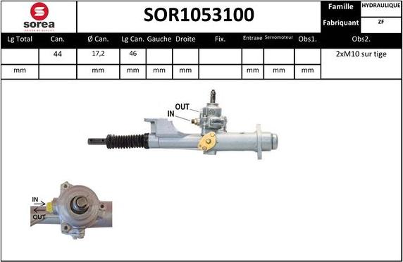 Sera SOR1053100 - Steering Gear car-mod.net