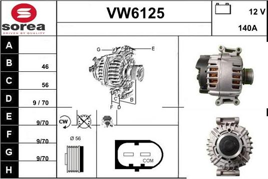 Sera VW6125 - Alternator car-mod.net