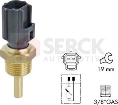 SERCK AUTOMOTIVE CCT0001 - Coolant temperature Sensor car-mod.net