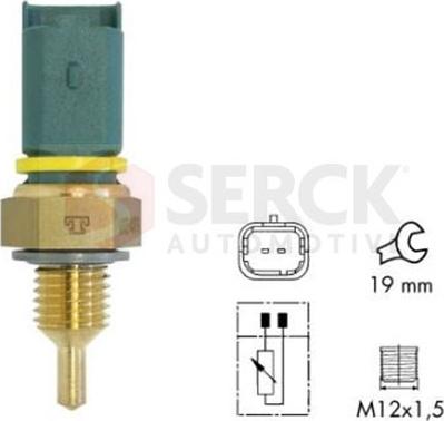 SERCK AUTOMOTIVE CCT0018 - Coolant temperature Sensor car-mod.net