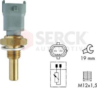 SERCK AUTOMOTIVE CCT0038 - Coolant temperature Sensor car-mod.net