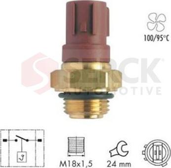 SERCK AUTOMOTIVE CCT0199 - Coolant temperature Sensor car-mod.net