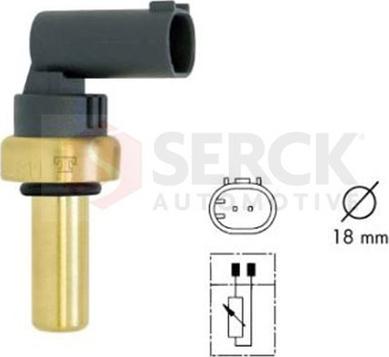 SERCK AUTOMOTIVE CCT0136 - Coolant temperature Sensor car-mod.net