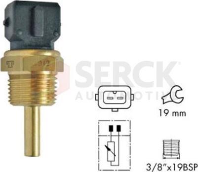 SERCK AUTOMOTIVE CCT0256 - Coolant temperature Sensor car-mod.net