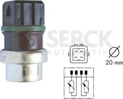 SERCK AUTOMOTIVE CCT0260 - Coolant temperature Sensor car-mod.net