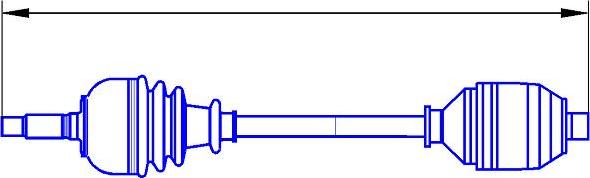 Sercore 12337 - Drive Shaft car-mod.net