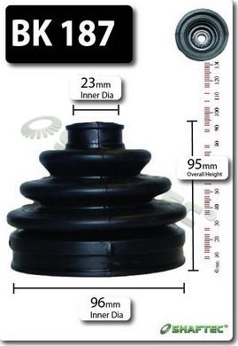 Shaftec BK187 - Bellow, drive shaft car-mod.net