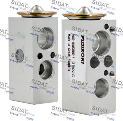 Sidat 4.2172 - Expansion Valve, air conditioning car-mod.net