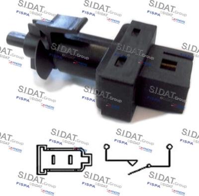 Sidat 5.140093A2 - Brake Light Switch / Clutch car-mod.net