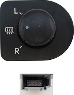 Sidat 640720A2 - Switch, mirror adjustment car-mod.net