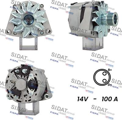Sidat A12BH0930A2 - Alternator car-mod.net