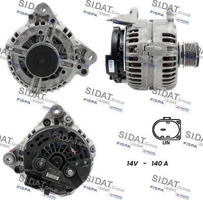 Sidat A12BH0188 - Alternator car-mod.net