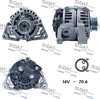 Sidat A12BH0349A2 - Alternator car-mod.net