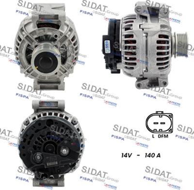 Sidat A12BH0241 - Alternator car-mod.net