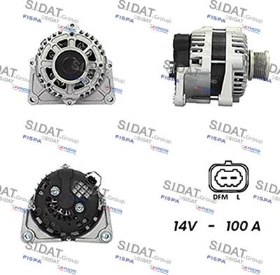 Sidat A12DR0353A2 - Alternator car-mod.net