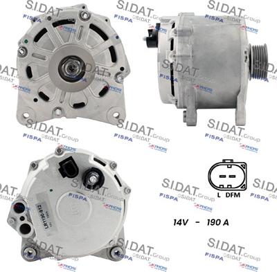 Sidat A12HT0832 - Alternator car-mod.net