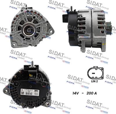 Sidat A12VA1237 - Alternator car-mod.net