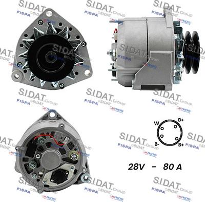 Sidat A24BH0032A2 - Alternator car-mod.net