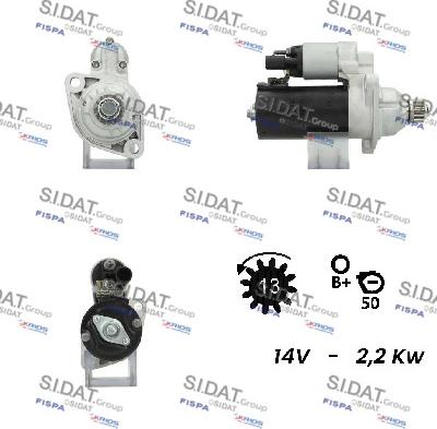 Sidat S12BH0451 - Starter car-mod.net