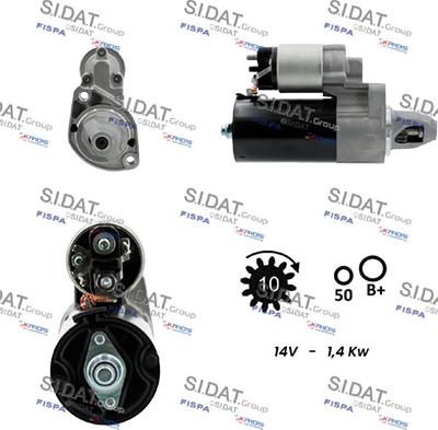Sidat S12BH0472 - Starter car-mod.net