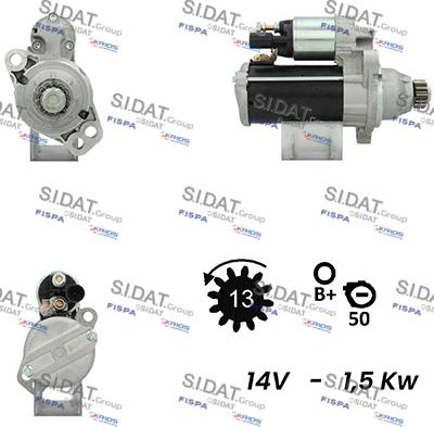 Sidat S12BH0602A2 - Starter car-mod.net