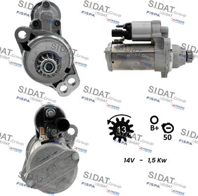 Sidat S12BH0602 - Starter car-mod.net