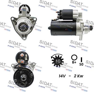 Sidat S12BH0058A2 - Starter car-mod.net